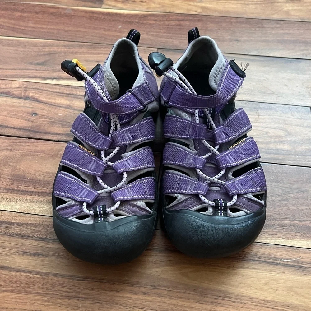 Keen 4 Purple Adjustable Strap Waterproof Sandals Outdoor - Picture 2 of 8